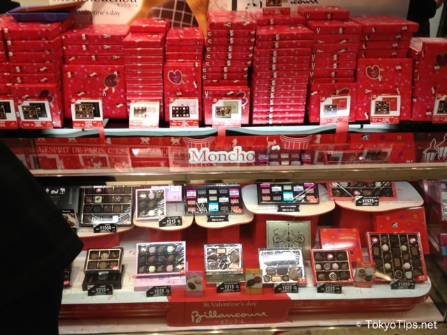 Many chocolates are sold.