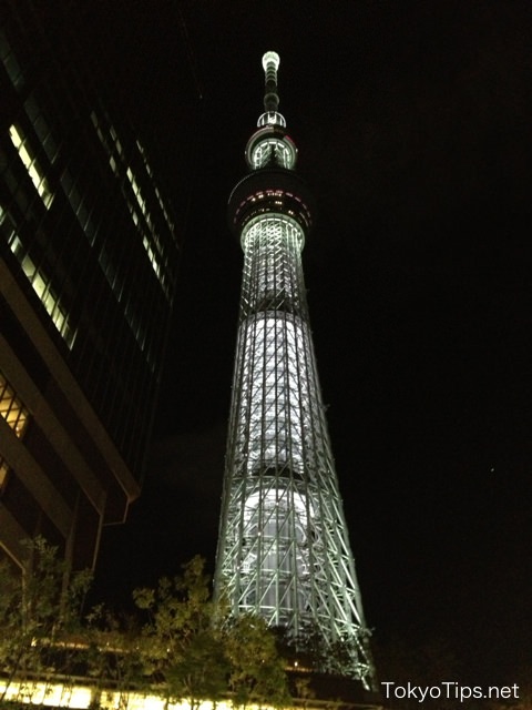 咲 (Saki) means bloom. The tower is white and the observation deck is pink.